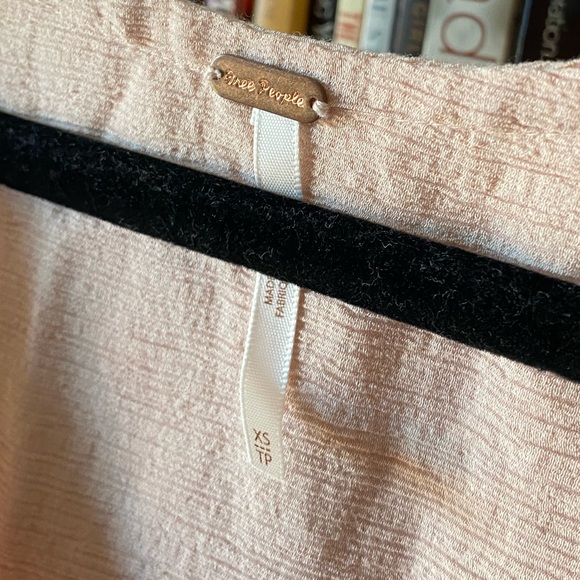 Free People | Light Pink Check On It Wrap Top - Picture 11 of 12